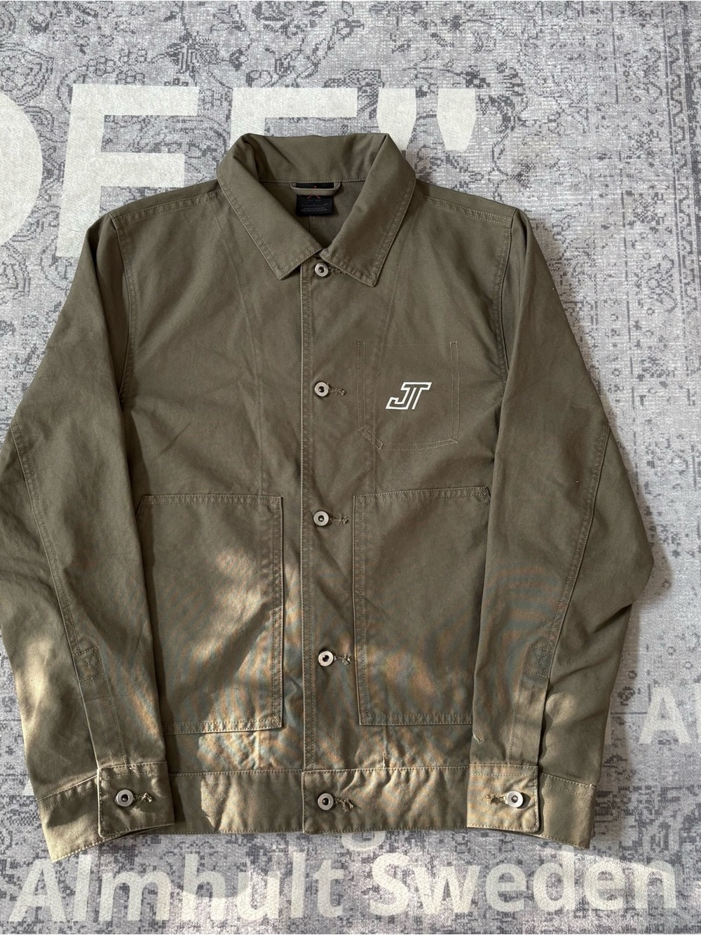 Jordan Men's Military Field Jacket in Olive Green